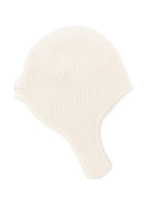 Jacquemus knit beanie hat - White