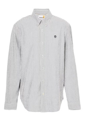 Timberland striped long-sleeve shirt - White