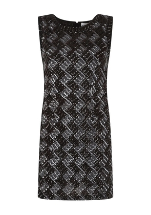 P.A.R.O.S.H. sequin-embellished mini dress - Black