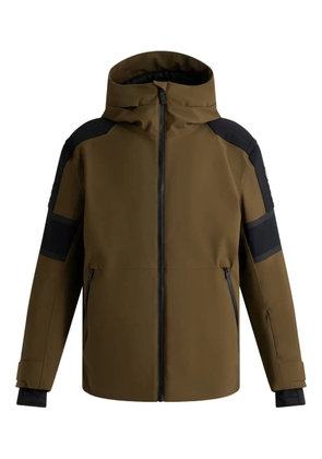 Fusalp Amwo quilted shoulder-panel ski jacket - Brown