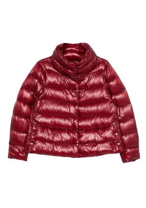 Herno quilted high-neck padded jacket - Red