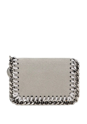 Stella McCartney small Falabella flap chain wallet - Grey