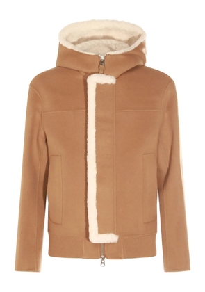 Mackage hooded shearling jacket - Brown