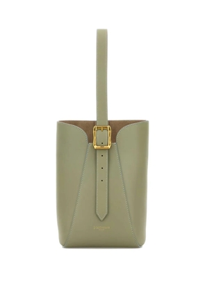 J&M Davidson mini Quiver buckle leather bucket bag - Green