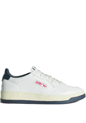 Maison Kitsuné x Autry Medalist perforated lace-up sneakers - White