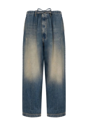 MOSCHINO JEANS drawstring-waist jeans - Blue