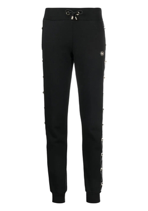 Philipp Plein studded side panel track pants - Black