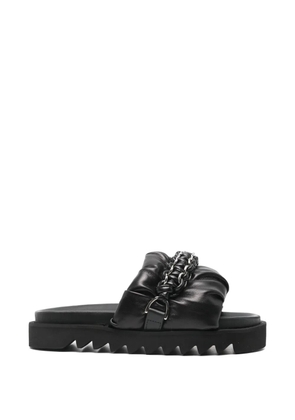 Toga Pulla chain-detail leather sandals - Black