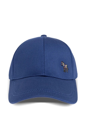Paul Smith zebra-embroidered baseball cap - Blue
