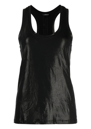 TOM FORD laminated tank top - Black