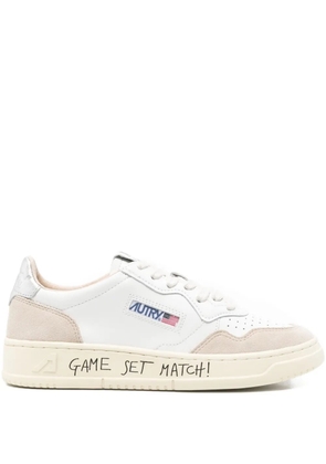 Autry Medalist leather sneakers - White