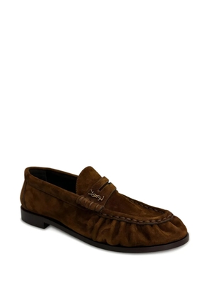 Saint Laurent Le Loafer monogram tassel loafers - Brown