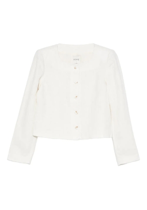 Posse Emma single breast jacket - White