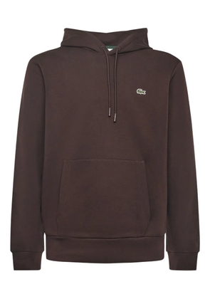 Lacoste drawstring hoodie - Brown