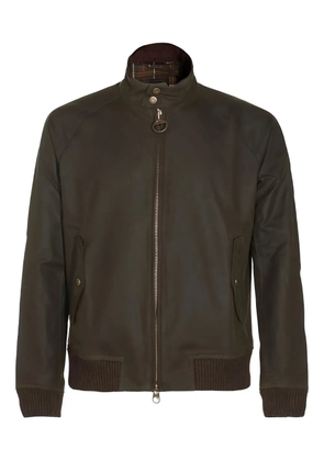 Baracuta x BARBOUR zip-fastening ribbed jacket - Green