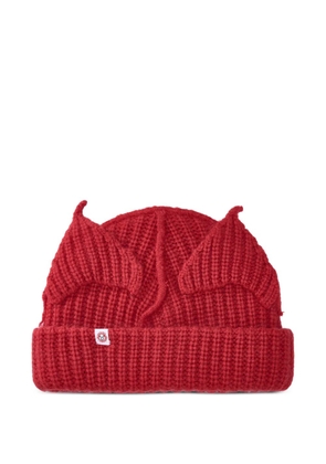 Charles Jeffrey Loverboy knit beanie hat - Red