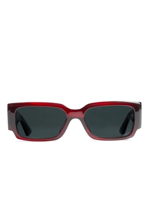 KHAITE x Oliver Peoples rectangle frame sunglasses - Red
