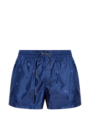 Dolce & Gabbana logo-print swim shorts - Blue