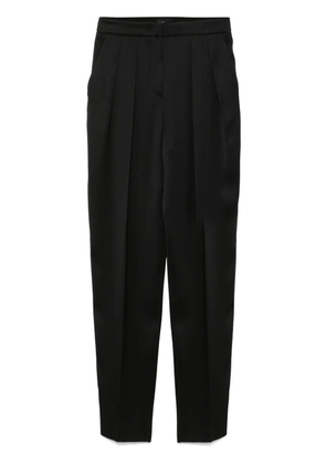 Giorgio Armani silk trousers - Black