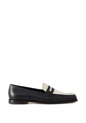 Manolo Blahnik square-toe loafers - Black