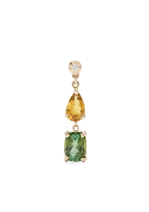 Jacquie Aiche 14kt yellow gold Sophia multi-stone earring