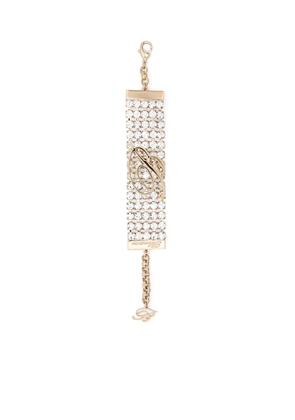 Blumarine crystal-embellished bracelet - Gold