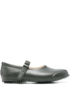 Superga buckled ballet flats - Green