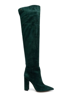 Gianvito Rossi Piper suede thigh-high boots - Green