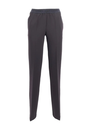 Ermanno Scervino logo-waistband trousers - Grey