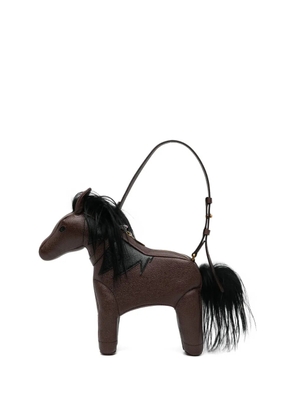 Thom Browne horse-appliqué shoulder bag