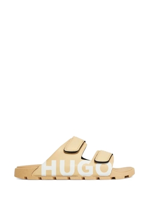 BOSS logo-detail sandals - Neutrals