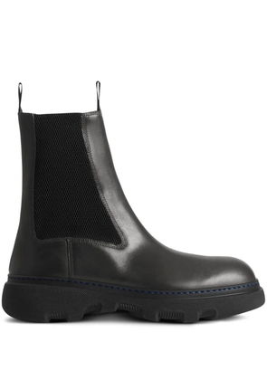 Burberry leather Chelsea boots - Black