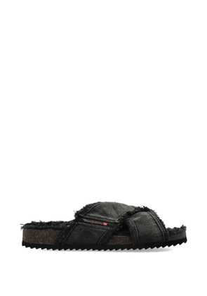 Diesel frayed crossover sneakers - Grey