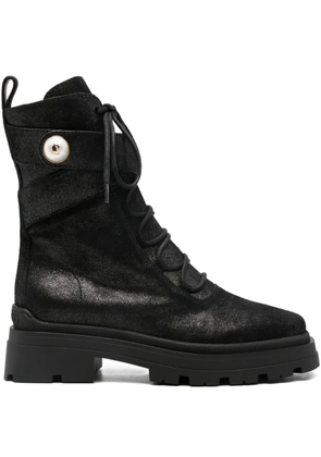 Jimmy Choo 45mm leather boots - Black