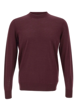 Filippo De Laurentiis ribbed crew-neck sweater - Red