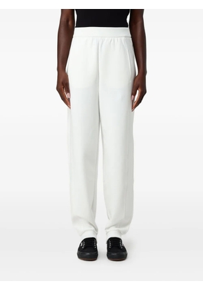Emporio Armani side stripe track pants - White