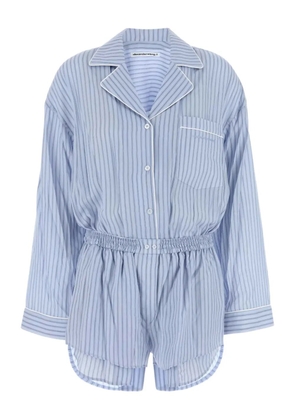 Alexander Wang striped jumpsuit - Blue