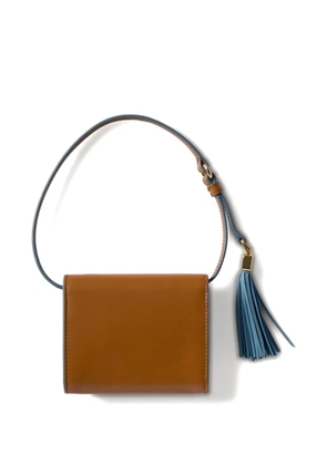 Miu Miu leather tassel wallet - Brown
