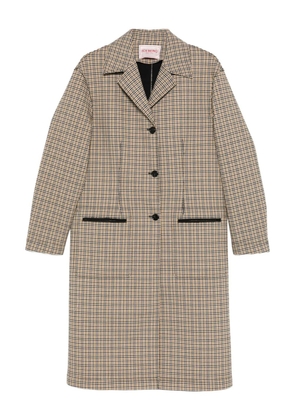 Iceberg checked coat - Neutrals