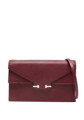 TOM FORD mini Aube flap clutch bag - Red