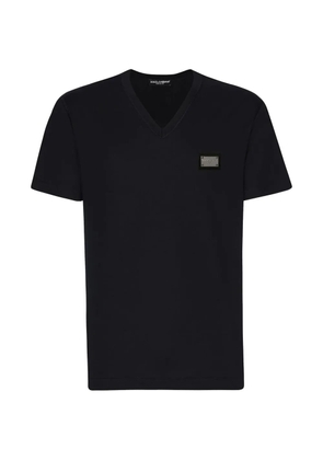 Dolce & Gabbana V-neck T-shirt - Black