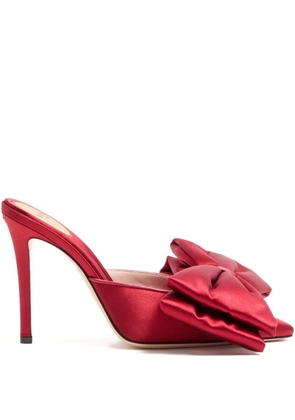 Valentino Garavani Yolande satin mules - Red