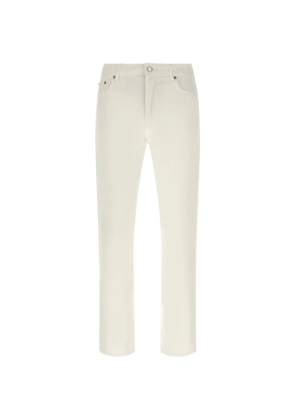 Department 5 logo-detail straight jeans - White