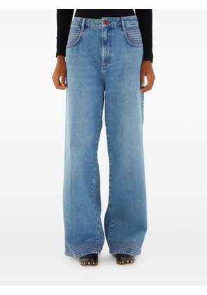 FARM Rio embroidered-pockets jeans - Blue