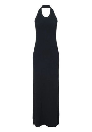 Proenza Schouler ribbed-knit halterneck dress - Black