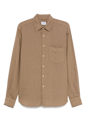 ASPESI linen shirt - Brown
