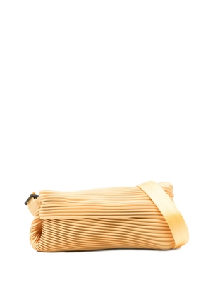 Pleats Please Issey Miyake pleated belt bag - Orange