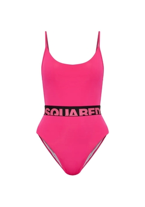 DSQUARED2 logo-detail swimsuit - Pink