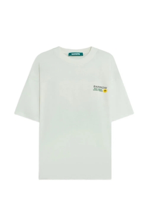 BARROW crewneck graphic T-shirt - White