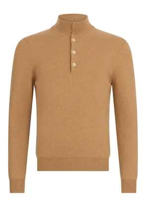 Malo buttoned polo shirt - Brown